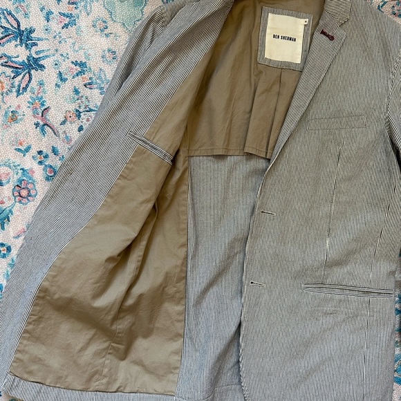 Ben Sherman seersucker blazer - Picture 2 of 8